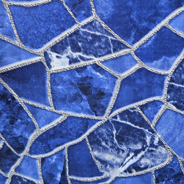 ПВХ D line Marble1,5мм (синий мрамор) 1,8х25м